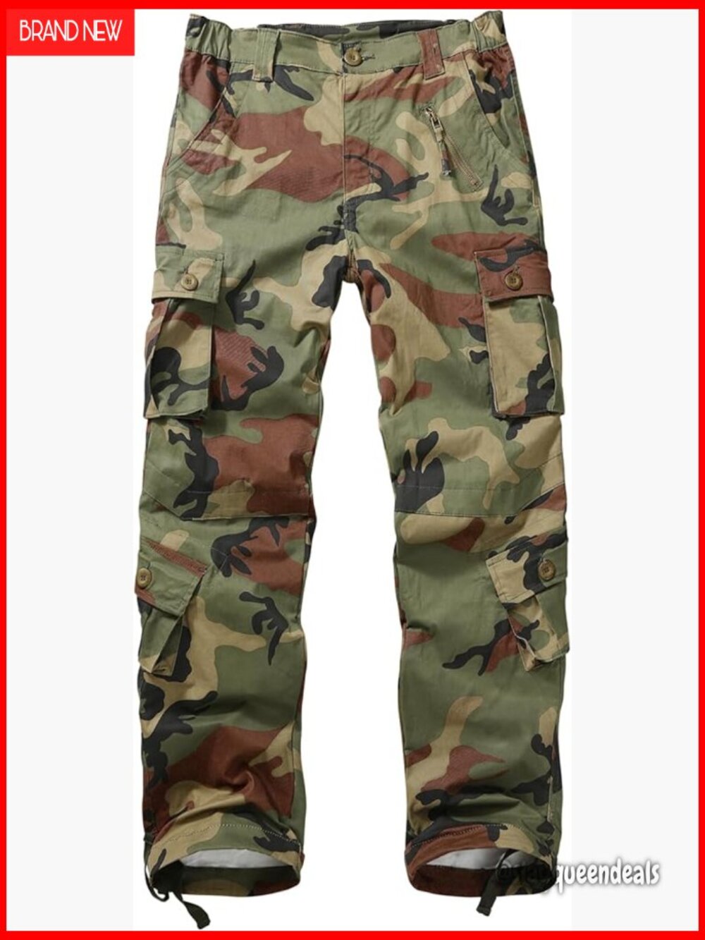 Women's Cargo Pants Relaxed Fit Straight Leg Stretch Work Pants